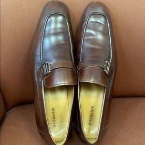 Mens MAGNANNI Brown Loafers - Lino Size 10 1/2 M